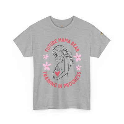 Maternity T-Shirt, Future Mama Bear, Training in Progress, Pregnancy Announcement Shirt, Baby Shower Gift, Gender Reveal Top, Mother's Day - NOTALIFY