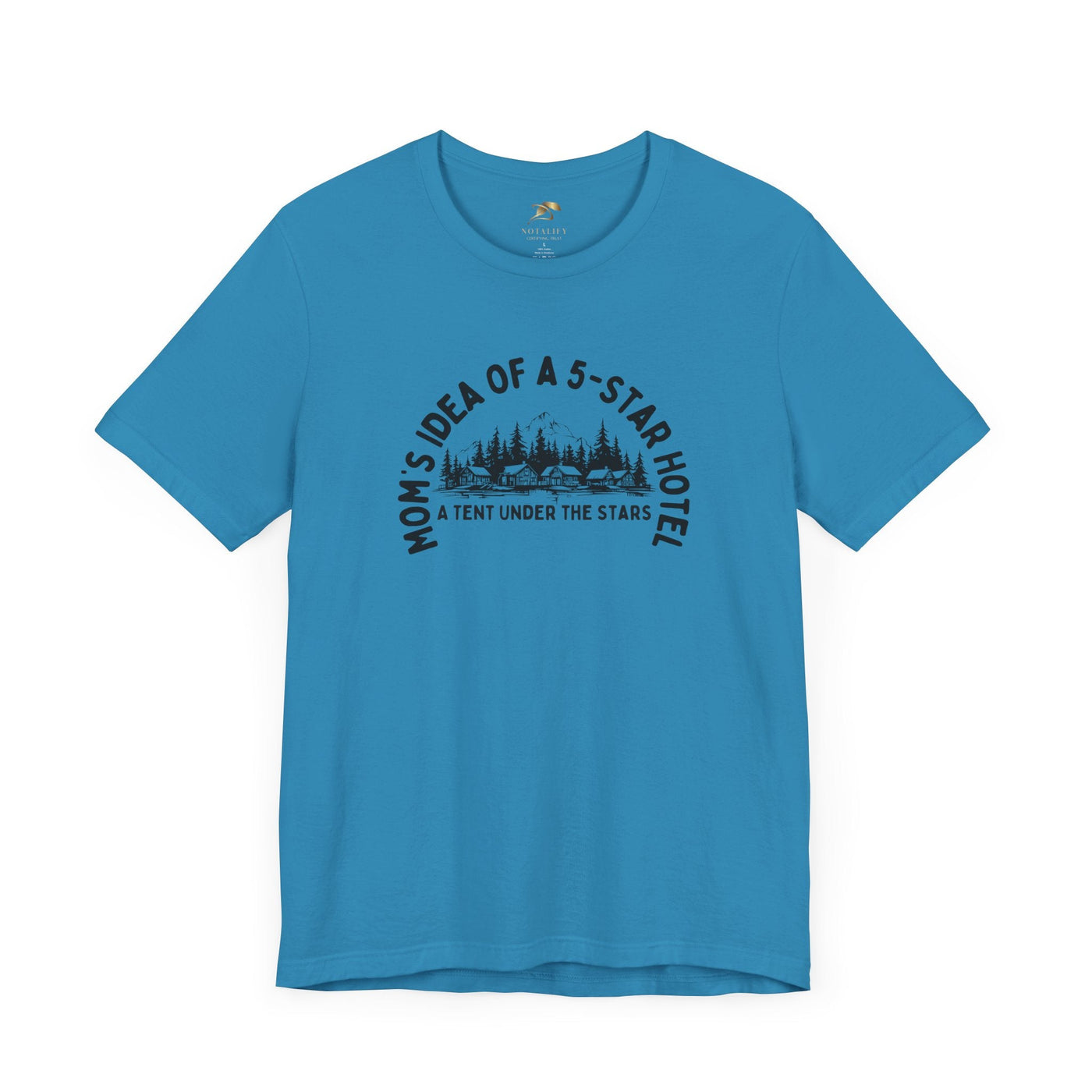 Mom's 5-Star Hotel Camping Tee, Unisex Comfort Shirt, Nature Lover Gif