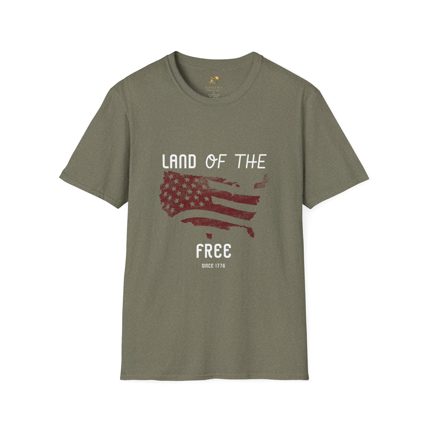 Unisex Patriotic Party T-Shirt for 4th of July with USA map design.