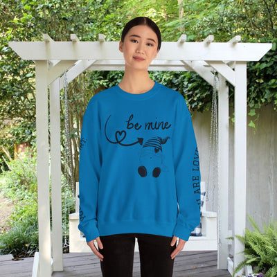 BE MINE Gnome Unisex Sweatshirt, Cozy Crewneck Jumper, Soft Pullover, Gender-Neutral Sweater, Casual Winter Shirt - NOTALIFY