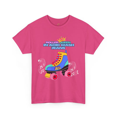 Roller Queen in Acid Wash Tee, Vintage Roller Skating Shirt, Retro 80s Graphic Tee, Unisex Graphic T-Shirt, Roller Derby Shirt, Roller Disco - NOTALIFY