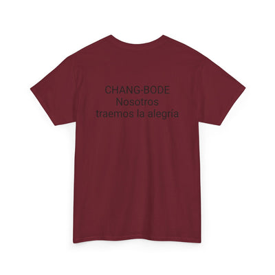 Colorful Unisex Heavy Cotton Tee with Joyful Message, Fun T-Shirt, Cas