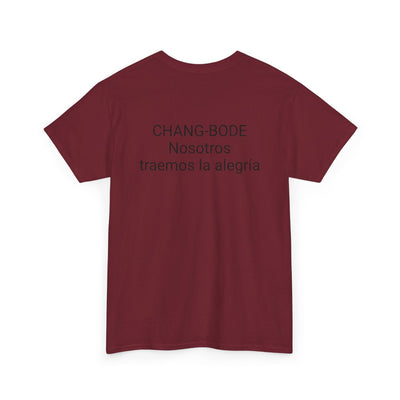 Colorful Unisex Heavy Cotton Tee with Joyful Message, Fun T-Shirt, Cas