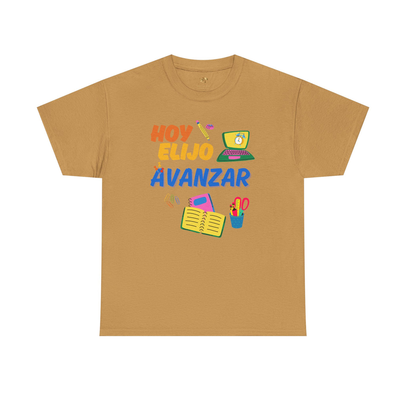 Hoy Elijo Avanzar Spanish Motivational T-Shirt | Back to School Teacher Tee | Growth Mindset Shirt | Spanish Student Gift | Unisex Tee