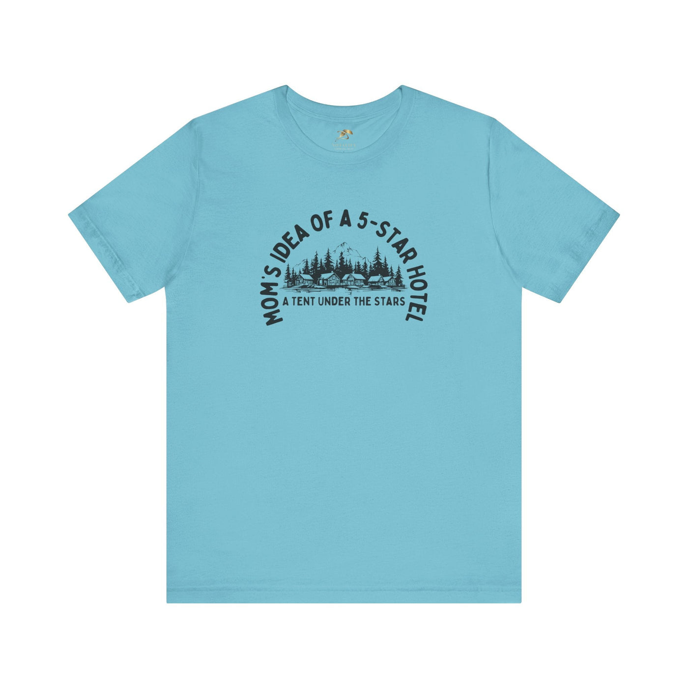 Mom's 5-Star Hotel Camping Tee, Unisex Comfort Shirt, Nature Lover Gif