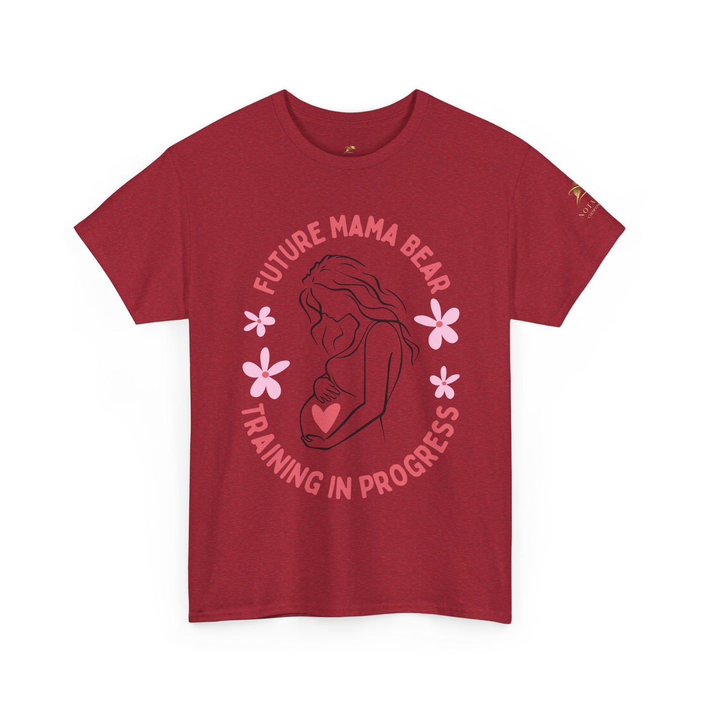 Maternity T-Shirt, Future Mama Bear, Training in Progress, Pregnancy Announcement Shirt, Baby Shower Gift, Gender Reveal Top, Mother's Day - NOTALIFY