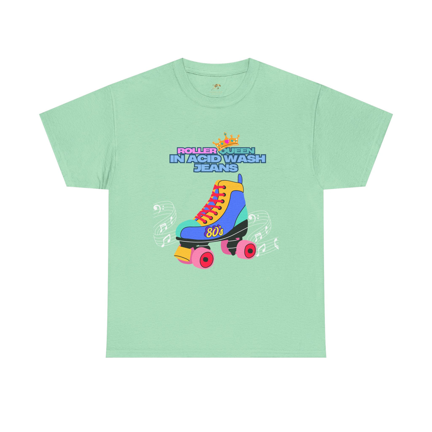 Roller Queen in Acid Wash Tee, Vintage Roller Skating Shirt, Retro 80s Graphic Tee, Unisex Graphic T-Shirt, Roller Derby Shirt, Roller Disco - NOTALIFY