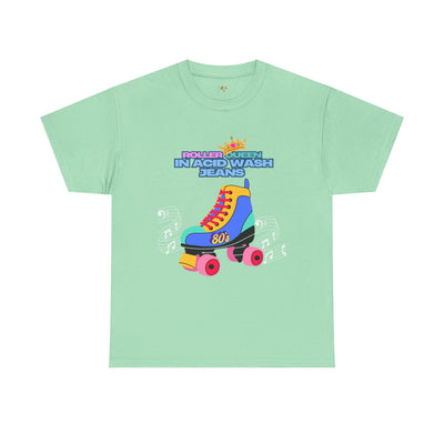 Roller Queen in Acid Wash Tee, Vintage Roller Skating Shirt, Retro 80s Graphic Tee, Unisex Graphic T-Shirt, Roller Derby Shirt, Roller Disco - NOTALIFY