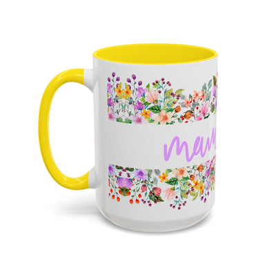 Mug, Floral Garden Beautiful Cute Mama Love Coffee Cup