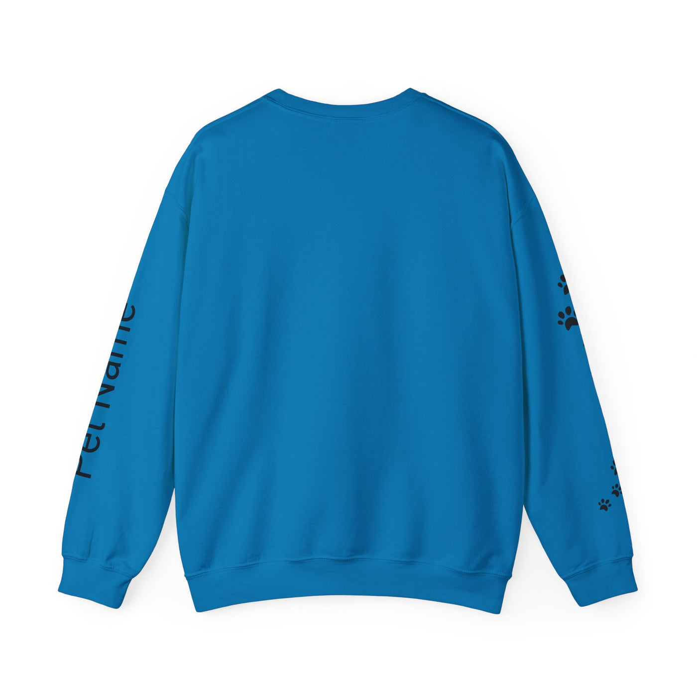 Damatian Dog Lover Sweatshirt, Pet's Name Personalized Gift Idea, Frenchie Dog Owner Apparel, Custom Dog Paw Print Jumper, Comfy Crewneck