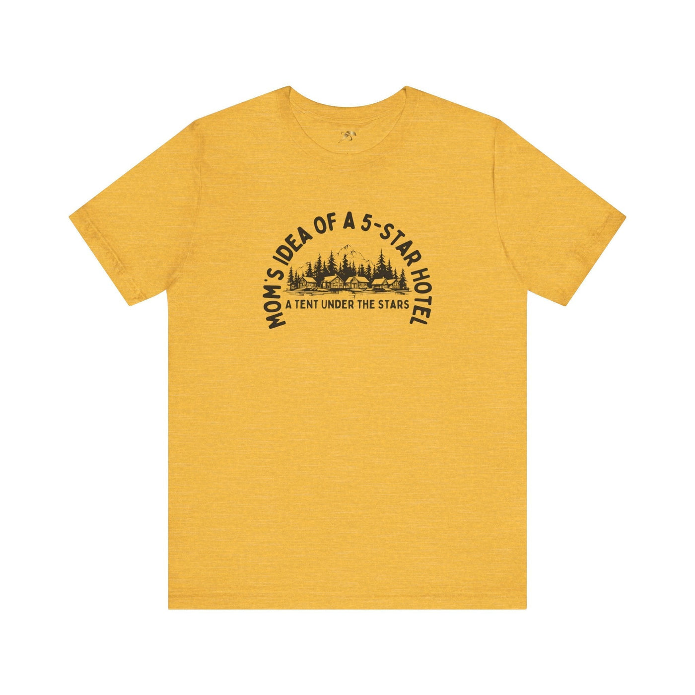 Mom's 5-Star Hotel Camping Tee, Unisex Comfort Shirt, Nature Lover Gif