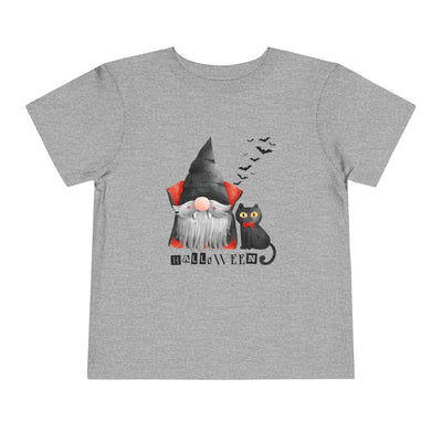 NOTALIFY Boo Halloween Gnome-CAT Toddler T-Shirt | Cute Fall Tee with Candy Bucket | Soft Cotton Short Sleeve | Spooky Outfit
