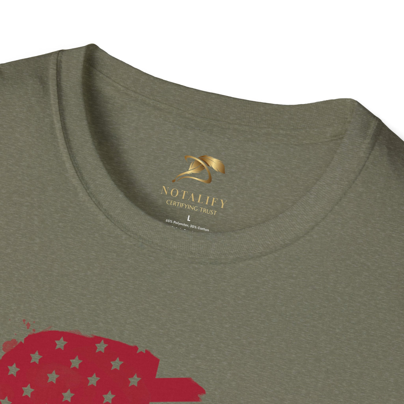 Unisex Patriotic Party Tee for Independence Day celebrations, featuring festive design elements and soft cotton fabric.