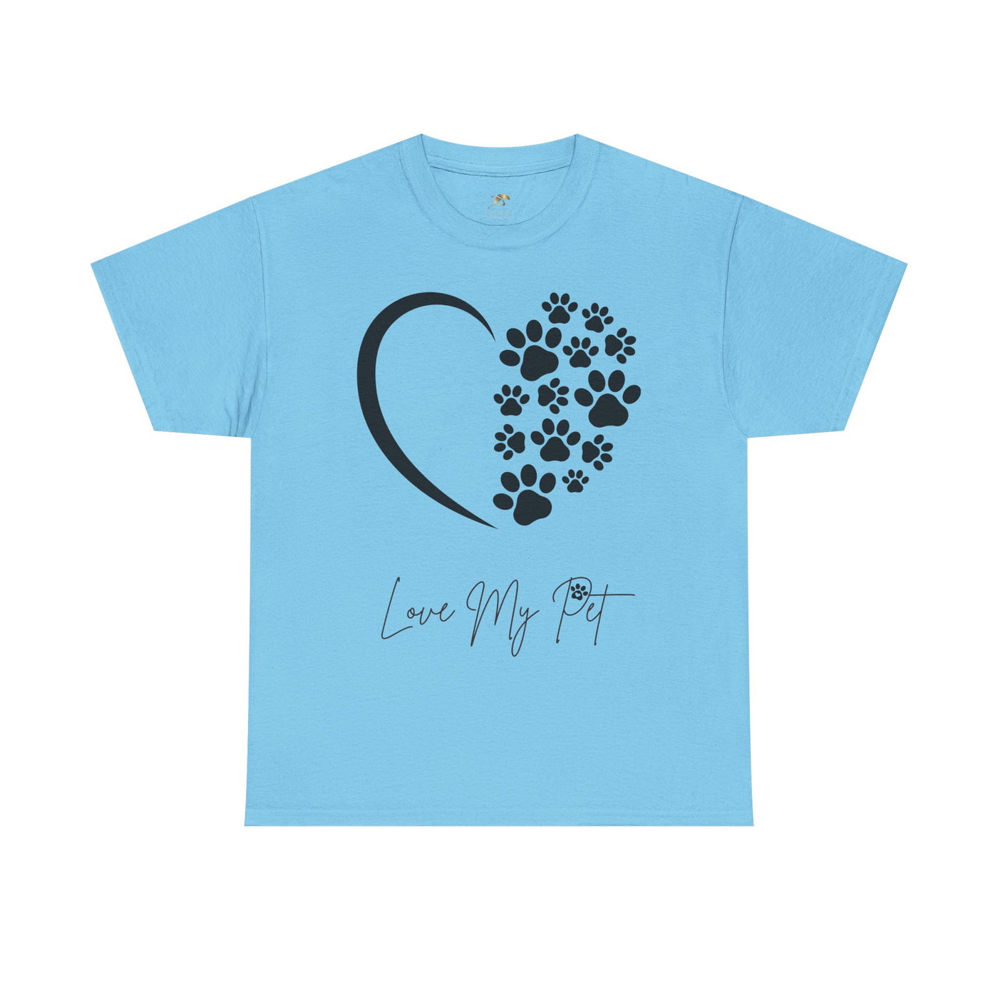 Pet Lover Unisex Heavy Cotton Tee, Love My Pet Shirt, Dog Cat Owner Gift, Animal Lover Apparel, Pet Tee - NOTALIFY