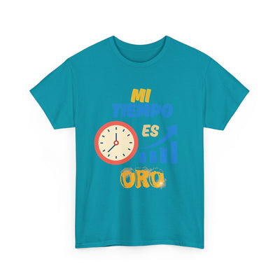 Mi Tiempo Es Oro Spanish Productivity T-Shirt | Time Management Motivational Tee | Entrepreneur Shirt | Focus and Hustle Shirt | Unisex