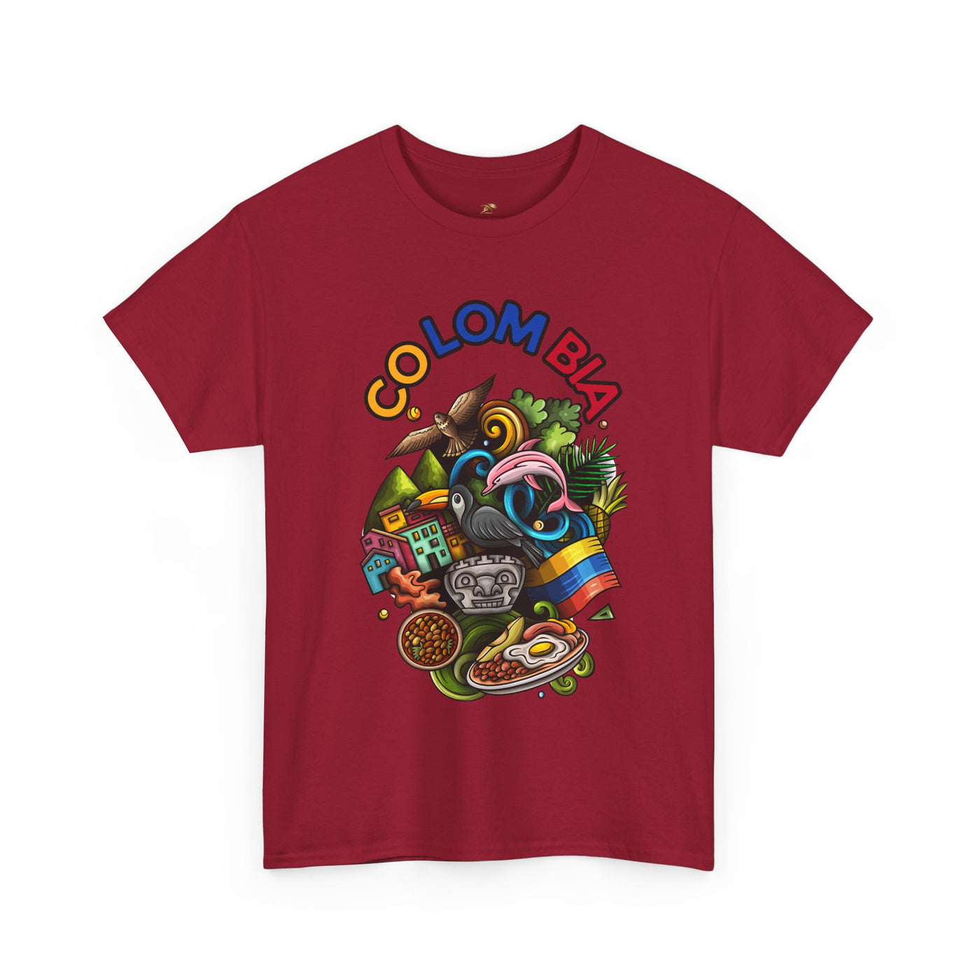 Colorful Unisex Heavy Cotton Tee with Joyful Message, Fun T-Shirt, Casual Wear, Gift for Friends, Summer Vibes, Festival Apparel - NOTALIFY