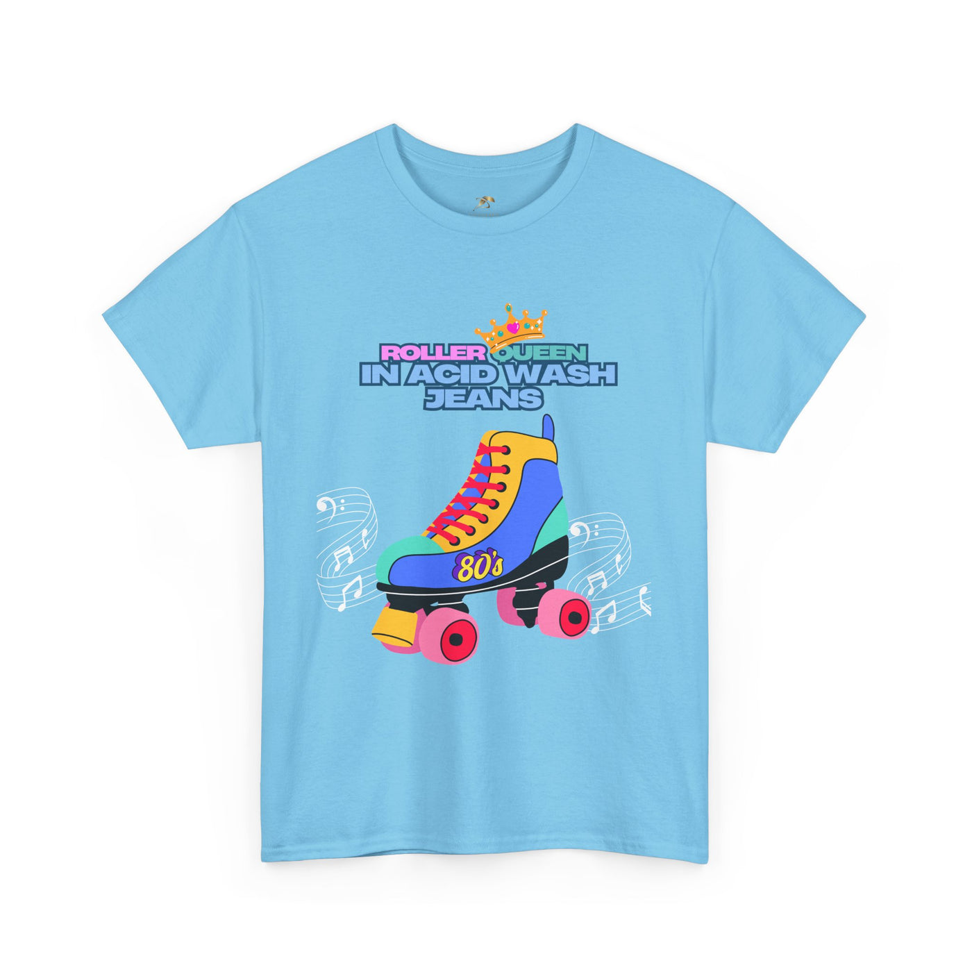 Roller Queen in Acid Wash Tee, Vintage Roller Skating Shirt, Retro 80s Graphic Tee, Unisex Graphic T-Shirt, Roller Derby Shirt, Roller Disco - NOTALIFY