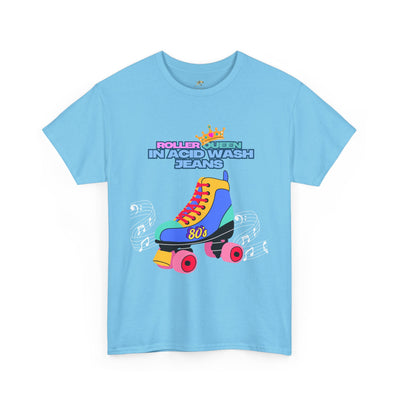 Roller Queen in Acid Wash Tee, Vintage Roller Skating Shirt, Retro 80s Graphic Tee, Unisex Graphic T-Shirt, Roller Derby Shirt, Roller Disco - NOTALIFY