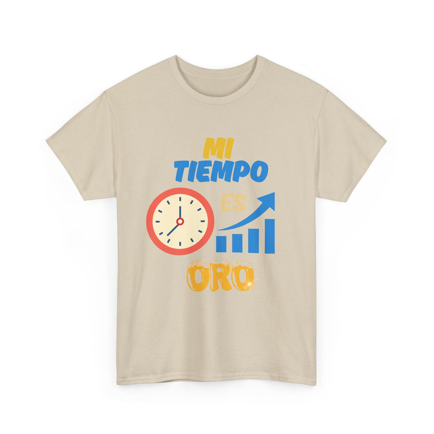 Mi Tiempo Es Oro Spanish Productivity T-Shirt | Time Management Motivational Tee | Entrepreneur Shirt | Focus and Hustle Shirt | Unisex