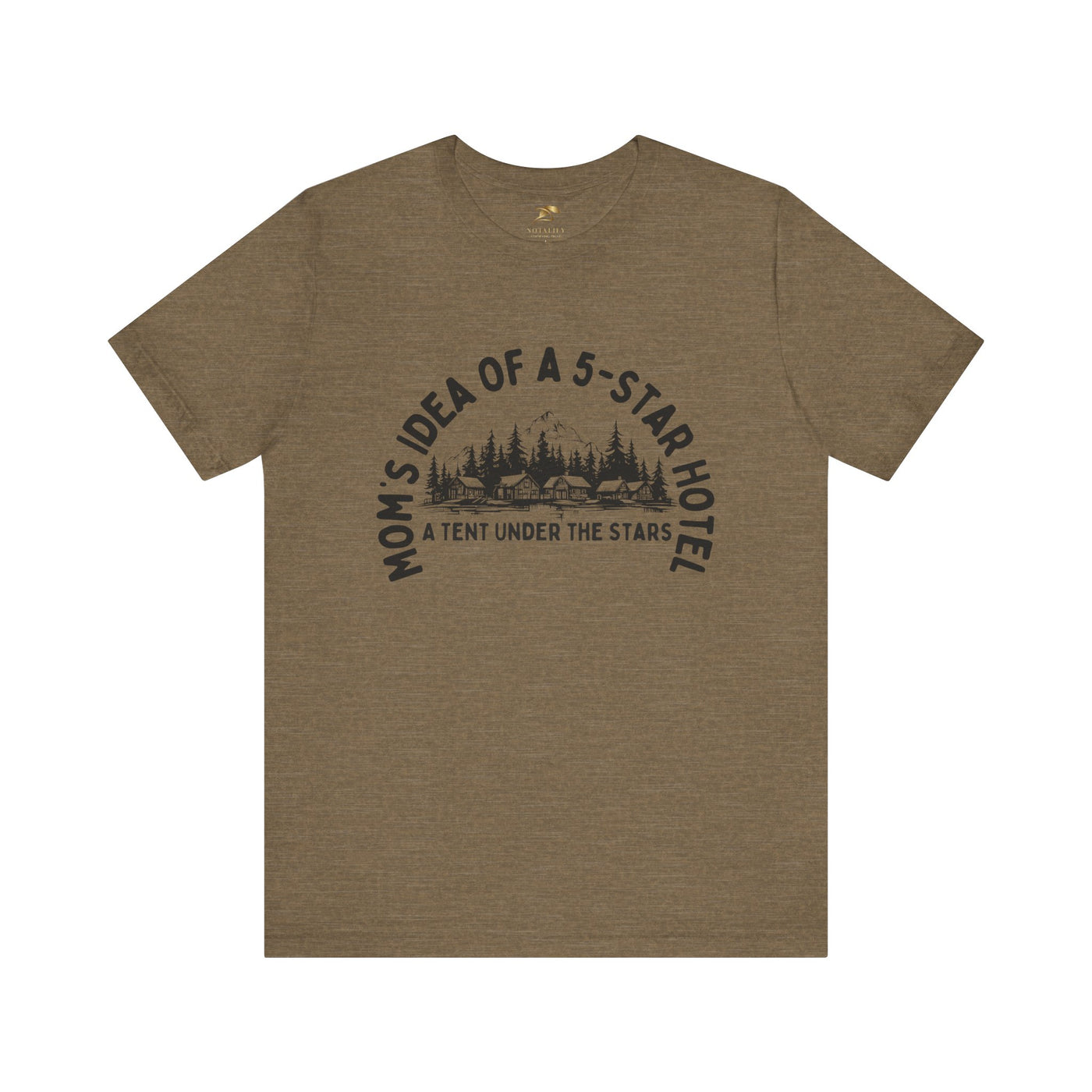 Nature Lover Unisex Tee, Mom's 5-Star Hotel Camping Shirt, Adventure Apparel, Family Camping Gear, Fun Outdoor Gift, Comfortable Shirts, MOM - NOTALIFY