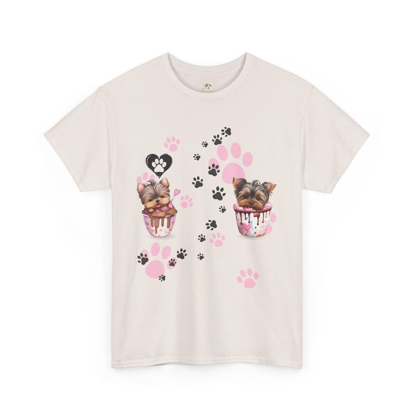 Pet Lover Unisex Heavy Cotton Tee, Love My Pet Shirt, Dog Cat Owner Gift, Animal Lover Apparel, Customized Pet Tee - NOTALIFY