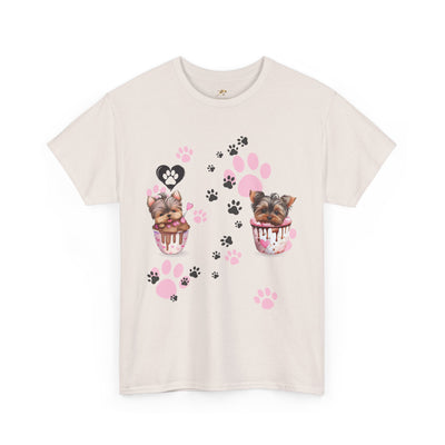 Pet Lover Unisex Heavy Cotton Tee, Love My Pet Shirt, Dog Cat Owner Gift, Animal Lover Apparel, Customized Pet Tee - NOTALIFY