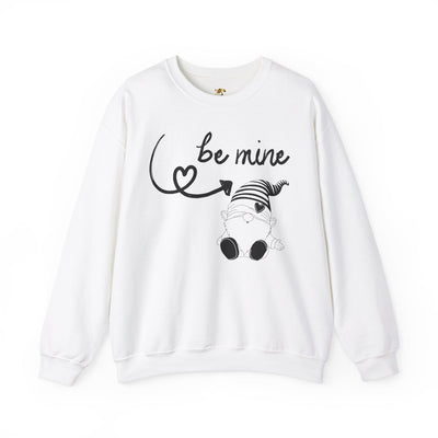 BE MINE Gnome Unisex Sweatshirt, Warm Crewneck Jumper, Comfy Pullover,