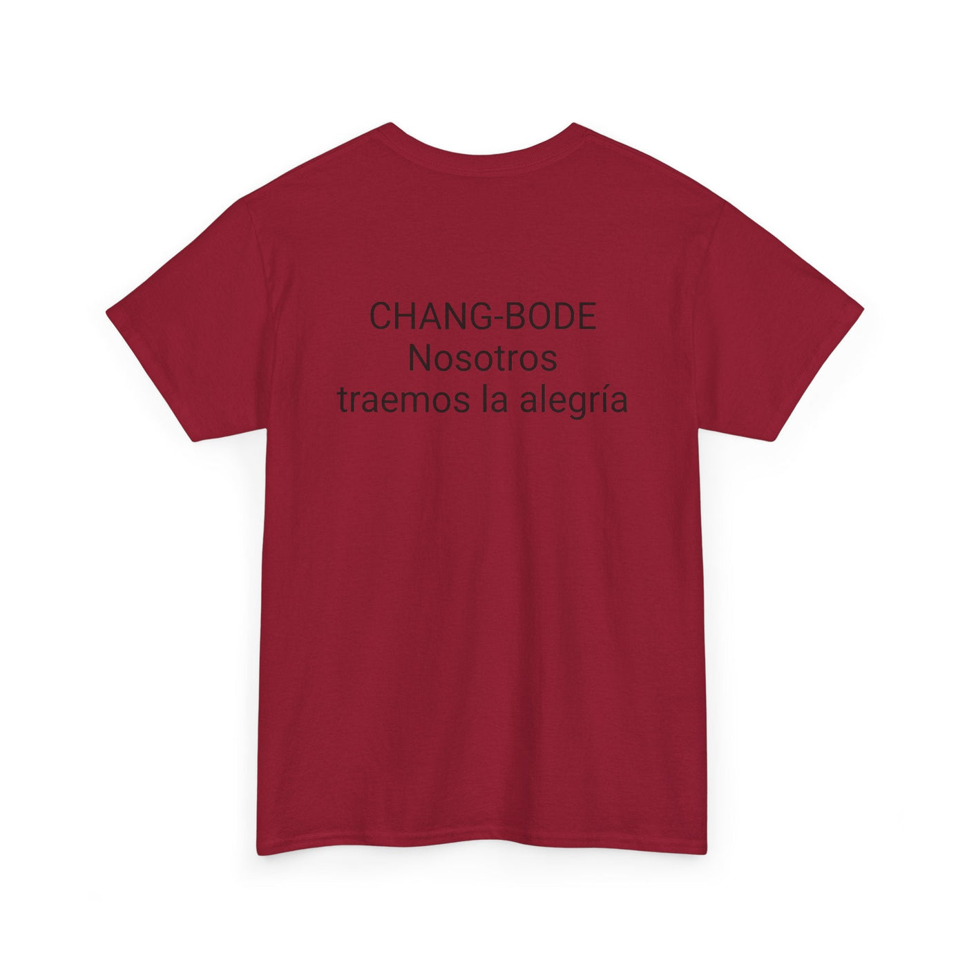Colorful Unisex Heavy Cotton Tee with Joyful Message, Fun T-Shirt, Cas