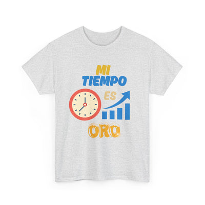Mi Tiempo Es Oro Spanish Productivity T-Shirt | Time Management Motivational Tee | Entrepreneur Shirt | Focus and Hustle Shirt | Unisex