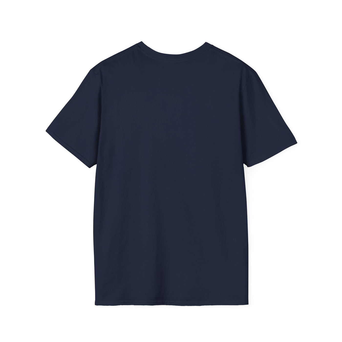 Unisex navy blue softstyle t-shirt, ideal for Independence Day celebrations.
