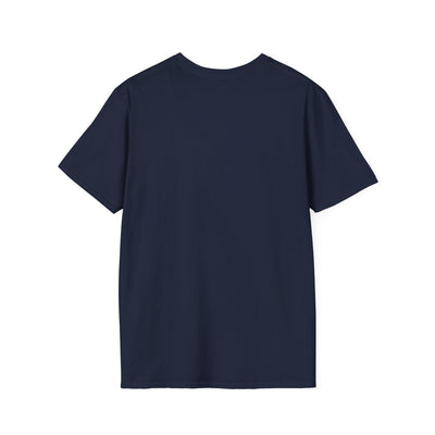 Unisex navy blue softstyle t-shirt, ideal for Independence Day celebrations.
