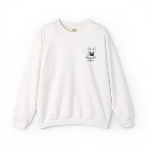 Frenchie Mom Embroidery Sweatshirt, Mother's Day Gift, Cute Dog Lover Jumper, French Bulldog Crewneck, Gift for Mom, Pet Owner Sweater - NOTALIFY