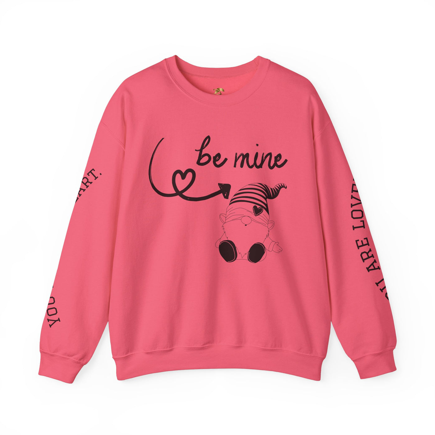BE MINE Gnome Unisex Sweatshirt, Cozy Crewneck Jumper, Soft Pullover, Gender-Neutral Sweater, Casual Winter Shirt - NOTALIFY