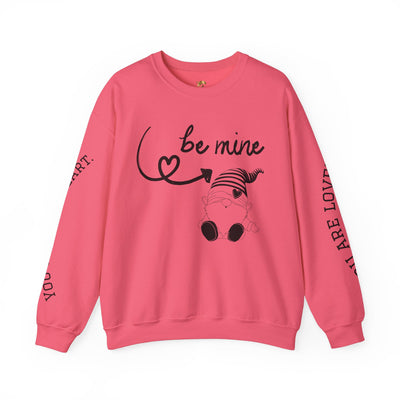 BE MINE Gnome Unisex Sweatshirt, Cozy Crewneck Jumper, Soft Pullover, Gender-Neutral Sweater, Casual Winter Shirt - NOTALIFY