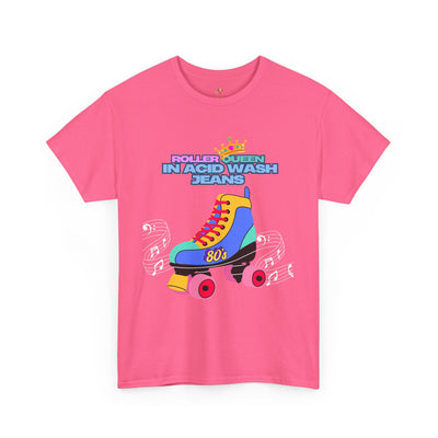 Roller Queen in Acid Wash Tee, Vintage Roller Skating Shirt, Retro 80s Graphic Tee, Unisex Graphic T-Shirt, Roller Derby Shirt, Roller Disco - NOTALIFY