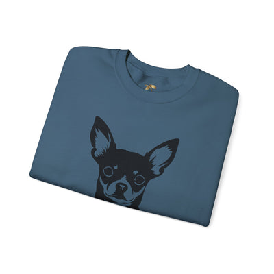 Chihuahua Lover Sweatshirt, Pet's Name Personalized Gift Idea, Chihuahua Dog Owner Apparel, Custom Dog Paw Print Jumper, Comfy Crewneck - NOTALIFY