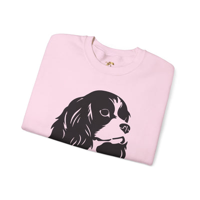Cocker Spaniel Sweatshirt, Pet's Name Personalized Gift Idea, Cocker Spaniel Dog Owner Apparel, Custom Dog Paw Print Jumper, Comfy Crewneck - NOTALIFY