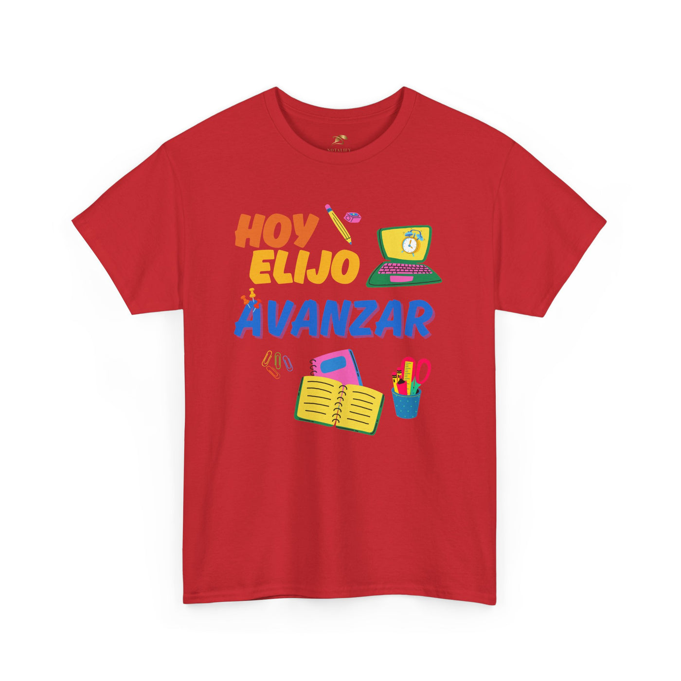 Hoy Elijo Avanzar Spanish Motivational T-Shirt | Back to School Teacher Tee | Growth Mindset Shirt | Spanish Student Gift | Unisex Tee