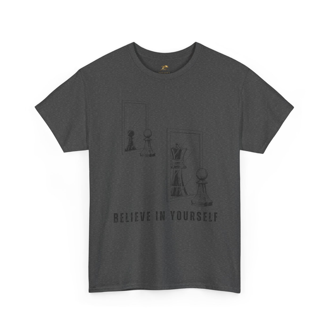 Believe in Yourself. Chess Pawn to King Reflection Tee | Inspirational Self-Esteem Tee | Motivational Shirt | Growth Mindset Gift | Unisex
