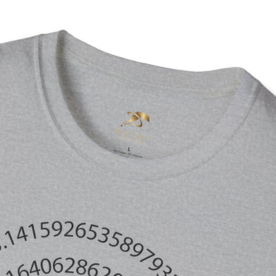 Pi Day Unisex Softstyle T-Shirt, Math Geek Gift, Irrationally Awesome Tee, March 14 Celebration Shirt, Mathematics Lover Top - NOTALIFY