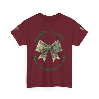 Mother's Day Money Bow Unisex Tee, Love for Mom, Gift for Her, Mother's Day Shirt, Funny Mom Tee, Mom makes Money, Mom but it all for me - NOTALIFY