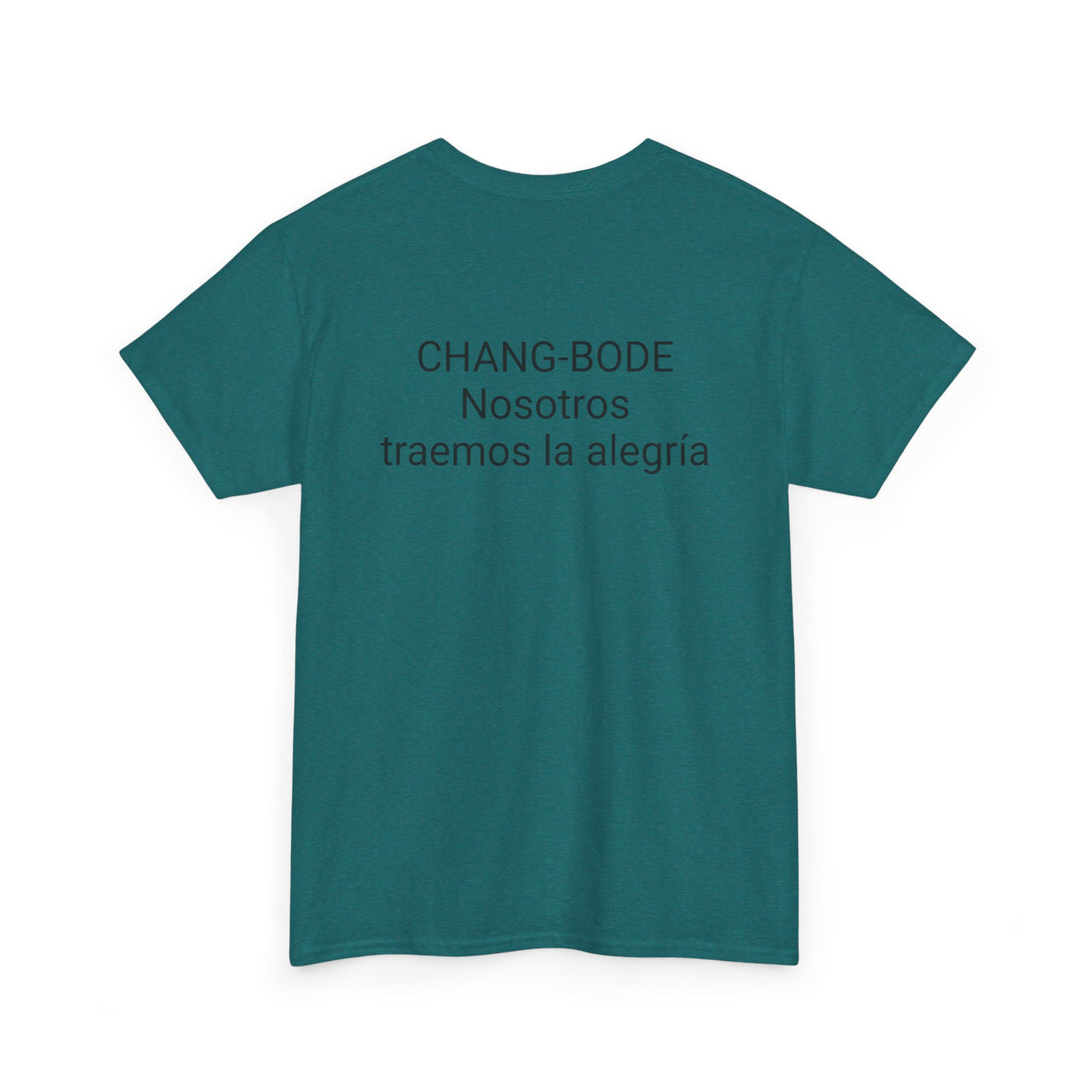 Colorful Unisex Heavy Cotton Tee with Joyful Message, Fun T-Shirt, Cas