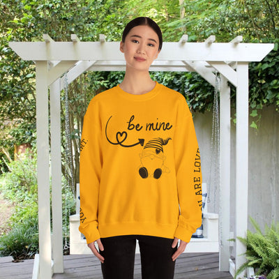 BE MINE Gnome Unisex Sweatshirt, Cozy Crewneck Jumper, Soft Pullover, Gender-Neutral Sweater, Casual Winter Shirt - NOTALIFY