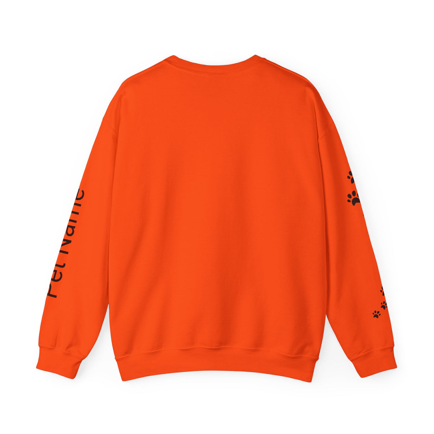 Pomeranian Lover Sweatshirt, Pet's Name Personalized Gift Idea, Pomeranian Dog Owner Apparel, Custom Dog Paw Print Jumper, Comfy Crewneck - NOTALIFY