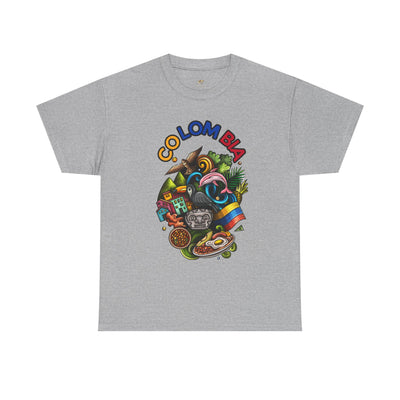 Colorful Unisex Heavy Cotton Tee with Joyful Message, Fun T-Shirt, Casual Wear, Gift for Friends, Summer Vibes, Festival Apparel - NOTALIFY