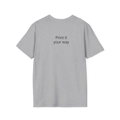 Pi Day Unisex Softstyle T-Shirt, Math Geek Gift, Irrationally Awesome 