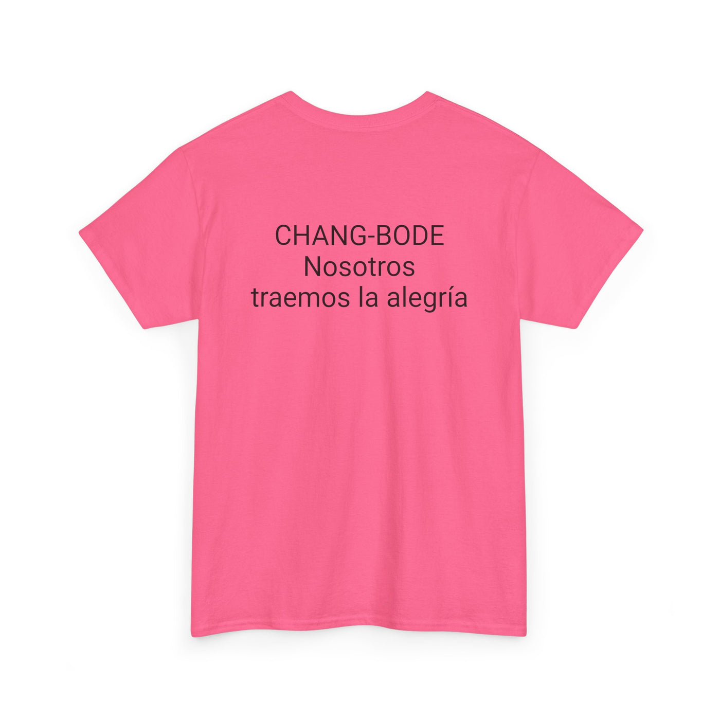 Colorful Unisex Heavy Cotton Tee with Joyful Message, Fun T-Shirt, Cas