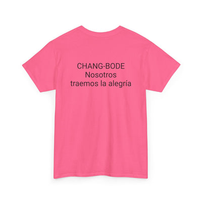 Colorful Unisex Heavy Cotton Tee with Joyful Message, Fun T-Shirt, Cas