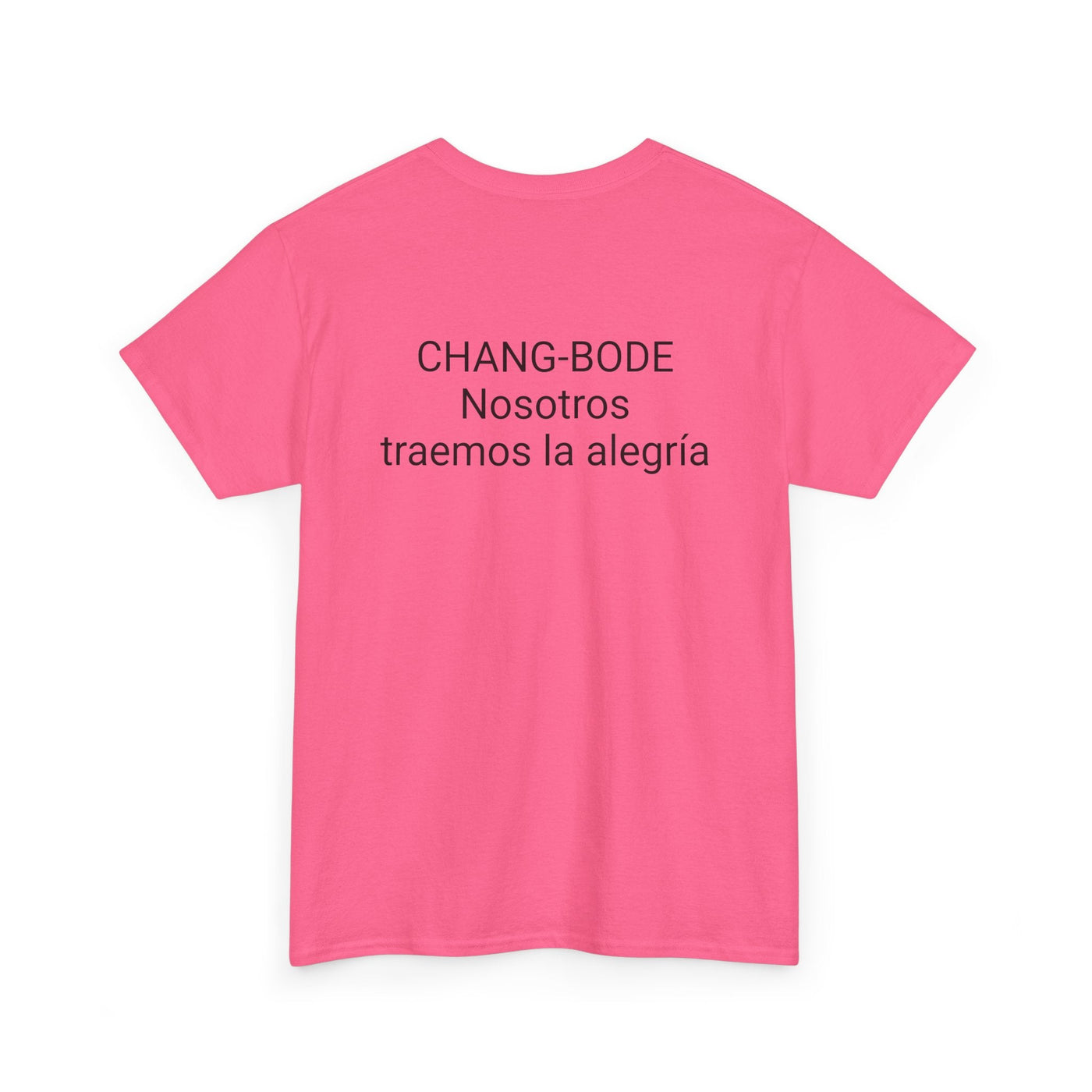 Colorful Unisex Heavy Cotton Tee with Joyful Message, Fun T-Shirt, Cas