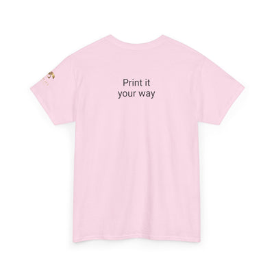 Colorful Unisex Heavy Cotton Tee with Joyful Message, Fun T-Shirt, Casual Wear, Gift for Friends, Summer Vibes, Festival Apparel - NOTALIFY